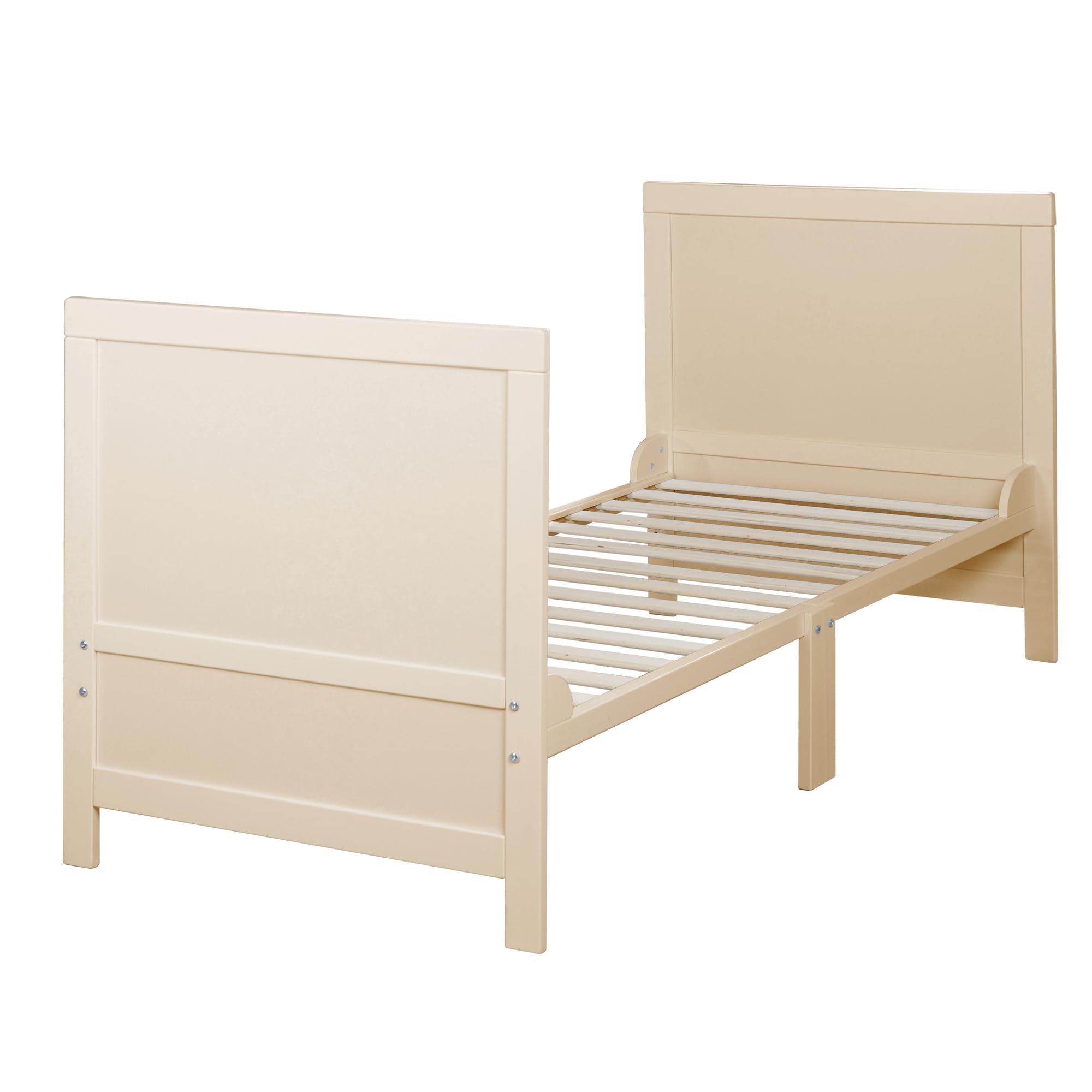 roba łóżeczko dziecięce EASY SLEEP 70 x 140 cm w zestawie z elementami do przebudowy - rosnące łóżeczko ze szczebelkami, 3-stopniowa regulacja wysokości - 3 wyjmowane szczebelki - drewno naturalne