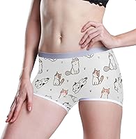 Vista 4 de Women's Boyshort Ladies Panties Comfortable Sleep Boxer Briefs
