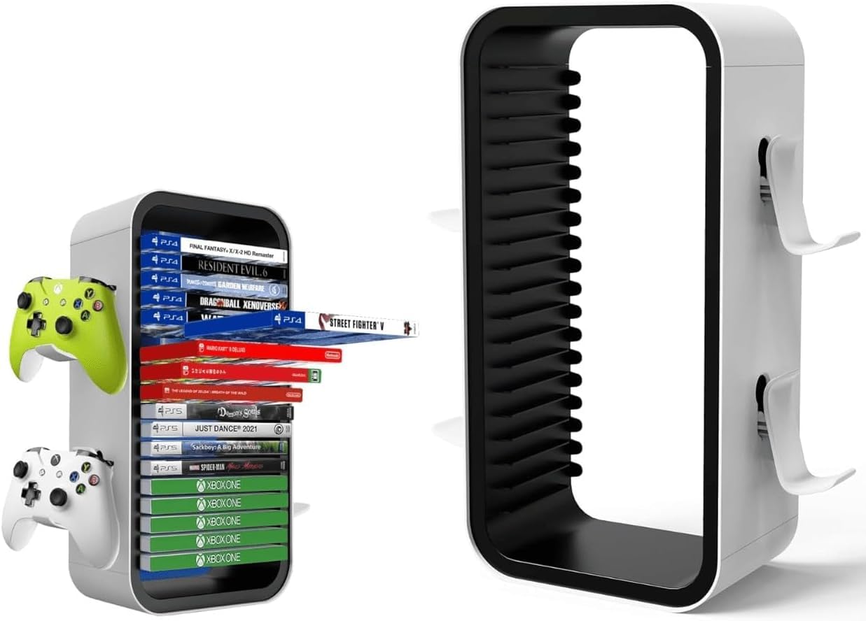Petyoung Video Game Opslag Stand Toren Game Disc Houder voor PS5 PS4