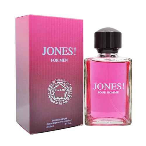 J&H JST - Eau de Toilette en spray para hombres, regalo perfecto, fragancia oriental, uso diurno e informal, para todos los tipos de piel, 3.4 onzas