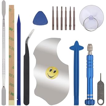 10 in 1 Repair Opening Tool Kit Precision Spudger Screwdriver Set for Smartphone Disassembly and Repair Display Replacement Repair for iPhone Samsung LG Sony Huawei HTC Nokia