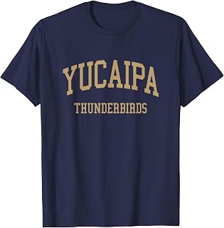 Yucaipa High School HS Yucaipa CA Retro Sports T-Shirt