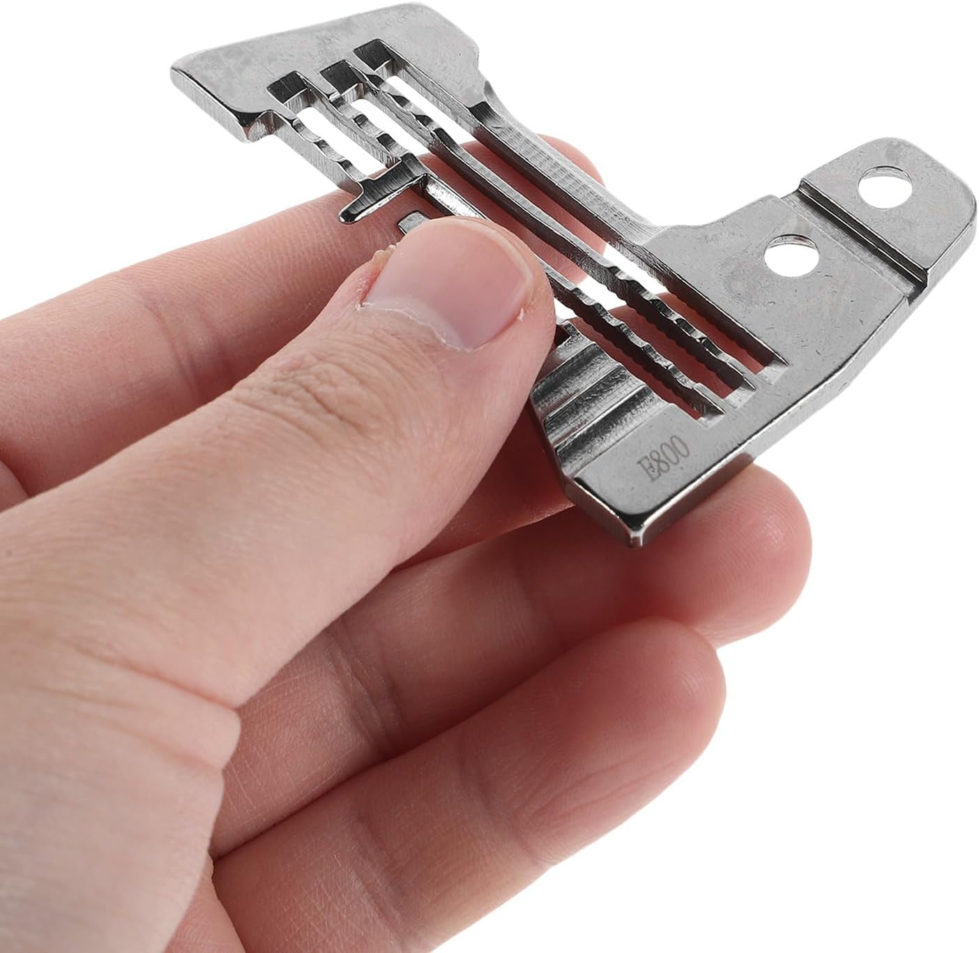 VILLFUL Overlock Stitch Plate for Serger Sewing Machine, Metal Needle Plate with Precise Fit and Versatile Compatibility, Easy Installation for Home and Industrial Sewing Machine Repair