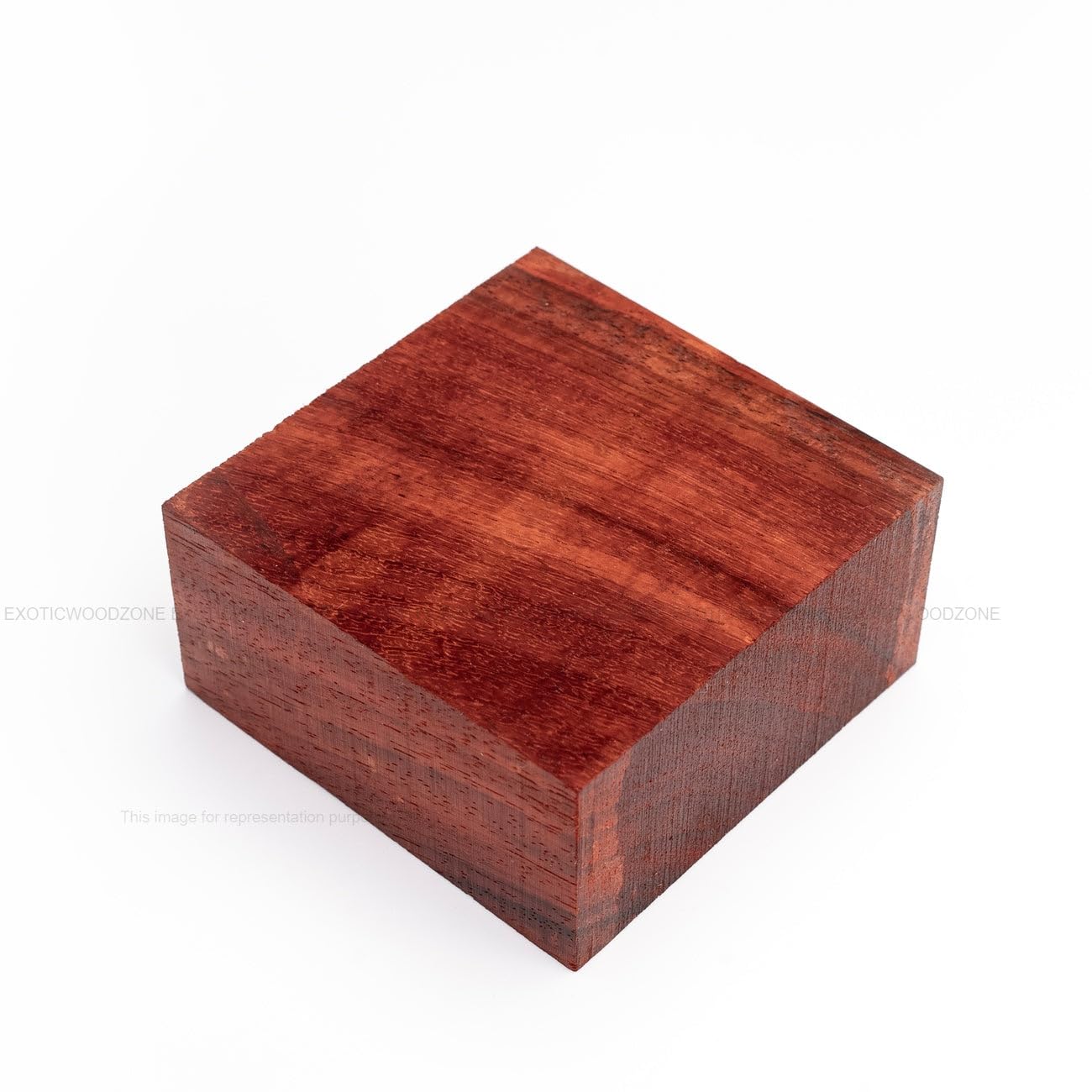 Exotic Wood Zone Bowl Blanks for Wood Turning, Exotic Wood Blanks for DIY Projects, Kiln-Dried Unfinished Wood Bowl Blanks(1 Piece) (Padauk, 10 x 10 x 2)
