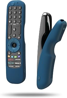 ZWP LG TV 리모컨 MR21GA/MR22GA/MR22GN/MR23GA용 실리콘 리모컨 케이스, 블루