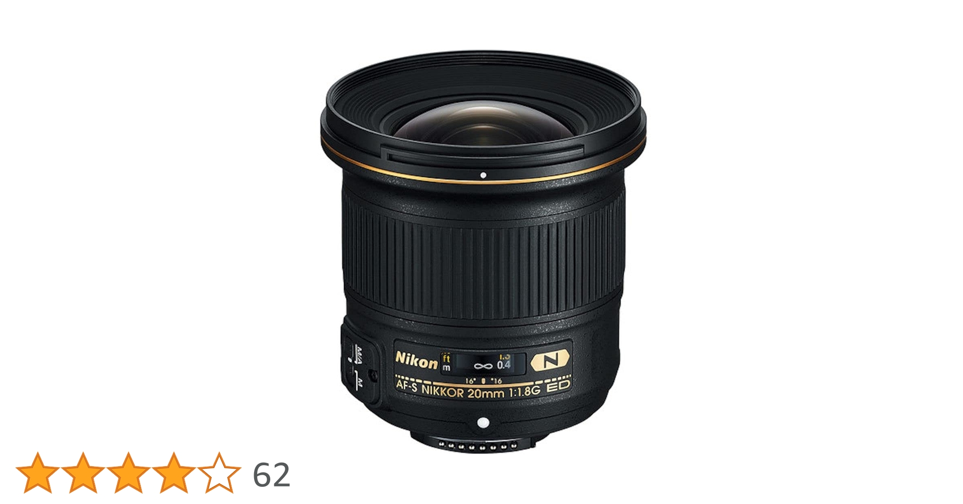 Amazon.co.jp: Nikon 単焦点レンズ AF-S NIKKOR 20mm f/1.8G ED