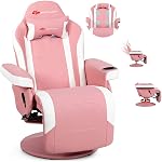 POWERSTONE Gaming inclinateur, fauteuil de massage réglable avec repose-pieds de coupe Sofa simple ergonomique Salon Home Théâtre Siège avec poche latérale (Grey)