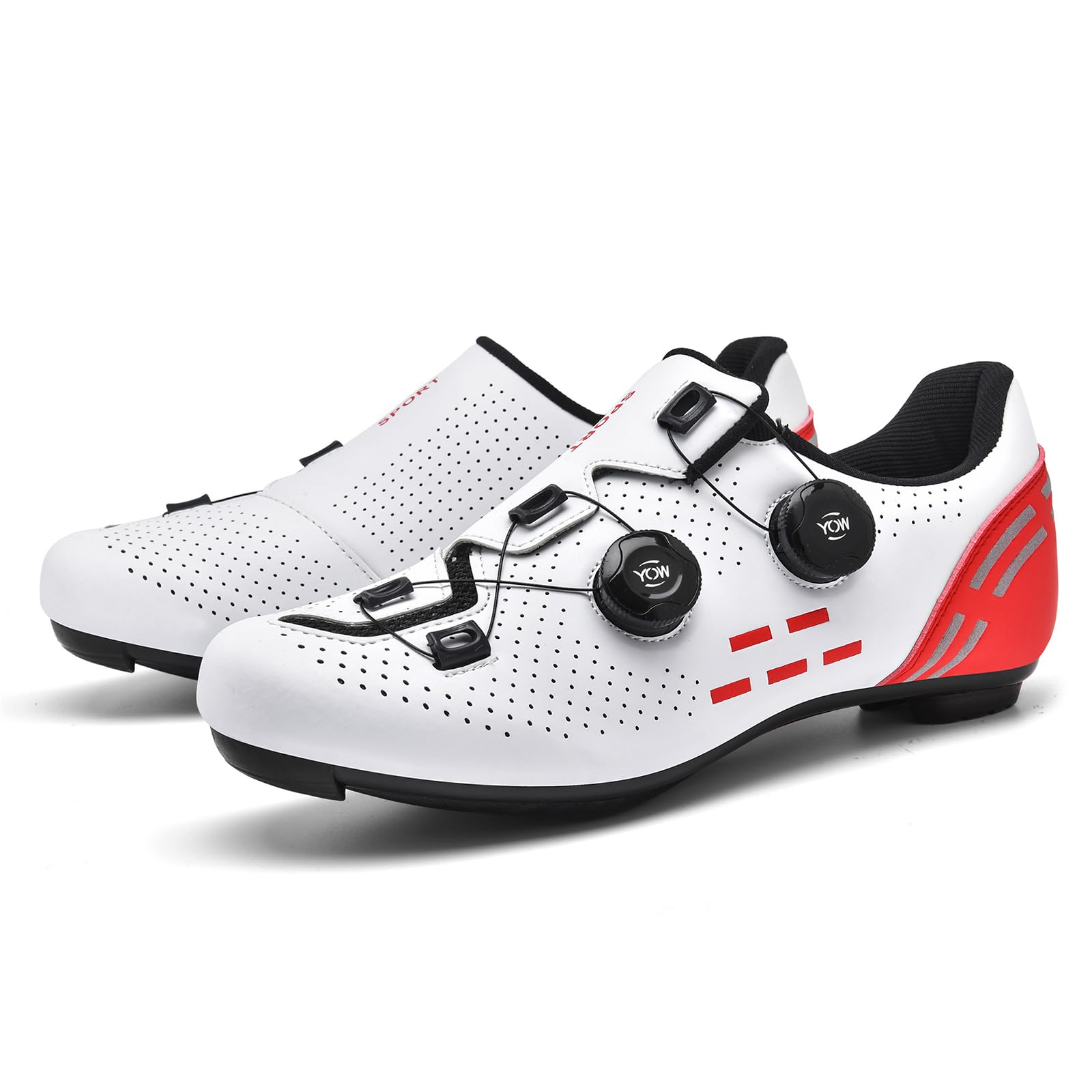 Herren Damen Radschuhe Kompatibel mit Look SPD SPD-SL Delta Lock Pedal Atmungsaktiv leicht Fahrradschuhe Rennradschuhe