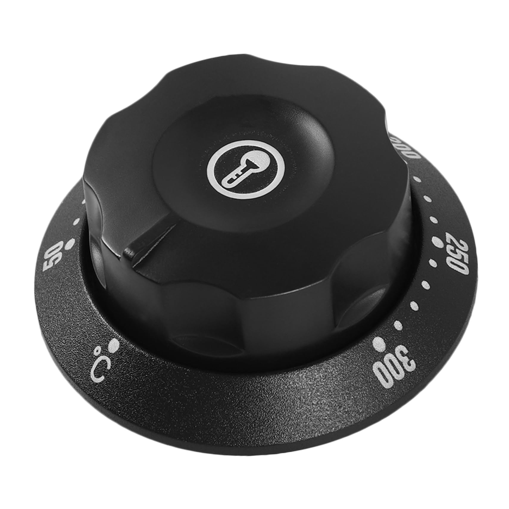 IMIKEYA 4 Pièces Couvercle Du Bouton Du Thermostat À Température Contrôlée Thermique Bouton Du Four Congélateur De Contrôle De Gamme Thermomètres Thermomètre De Four Black Plastique