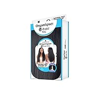 Vista 2 de Freetress - Peluca orgánica con parte en U natural yaky recta (28 pulgadas, 2)