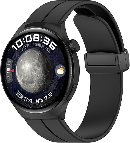 Miniatura 3 de Correa de repuesto compatible con Huawei Watch 4 Pro  Correa de silicona de repuesto de 0.866 pulgadas compatible con Huawei Watch 4 Pro4Watch