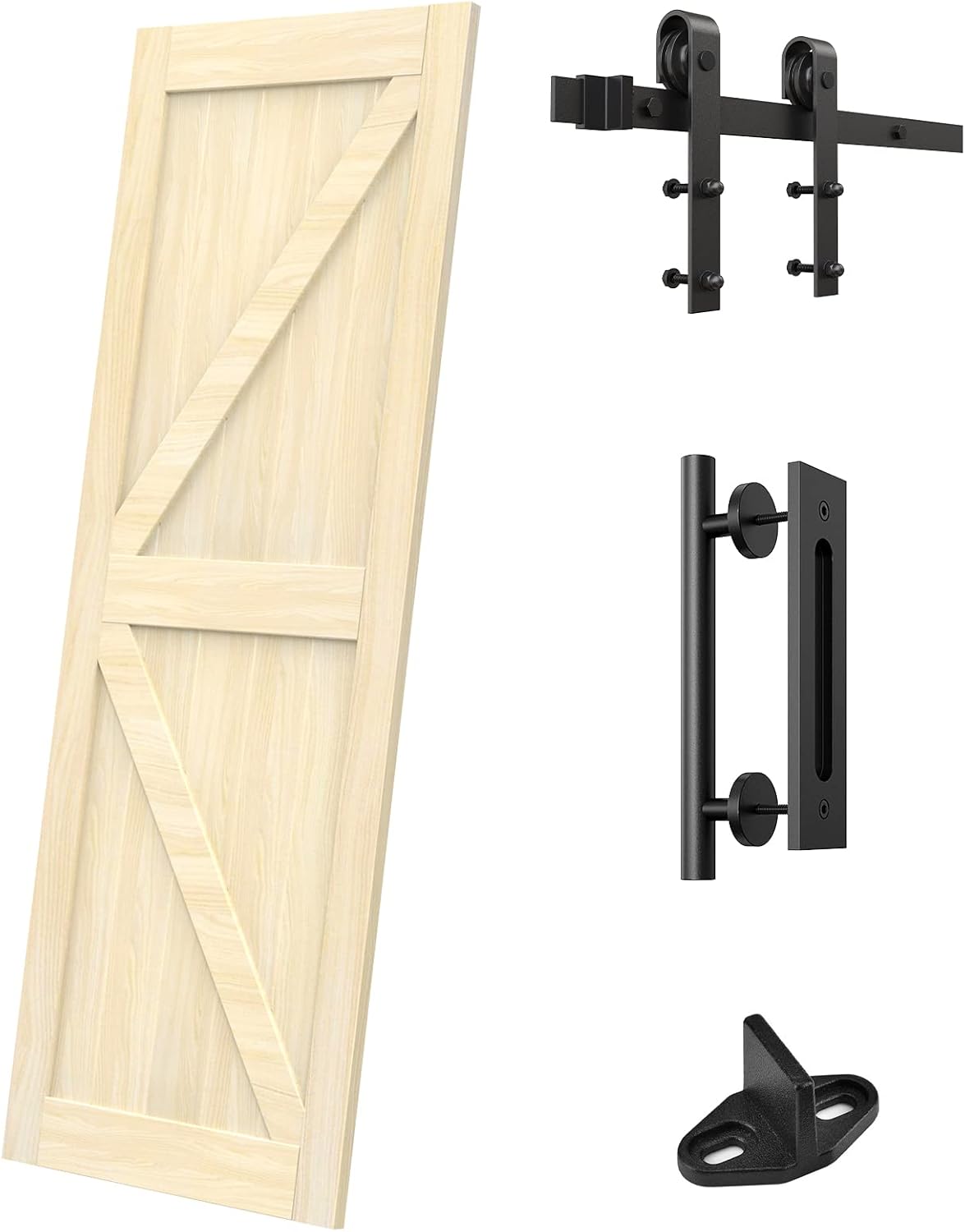 ROOMTEC 30in x 84in Sliding Barn Doors with Hardware Kit Included, DIY