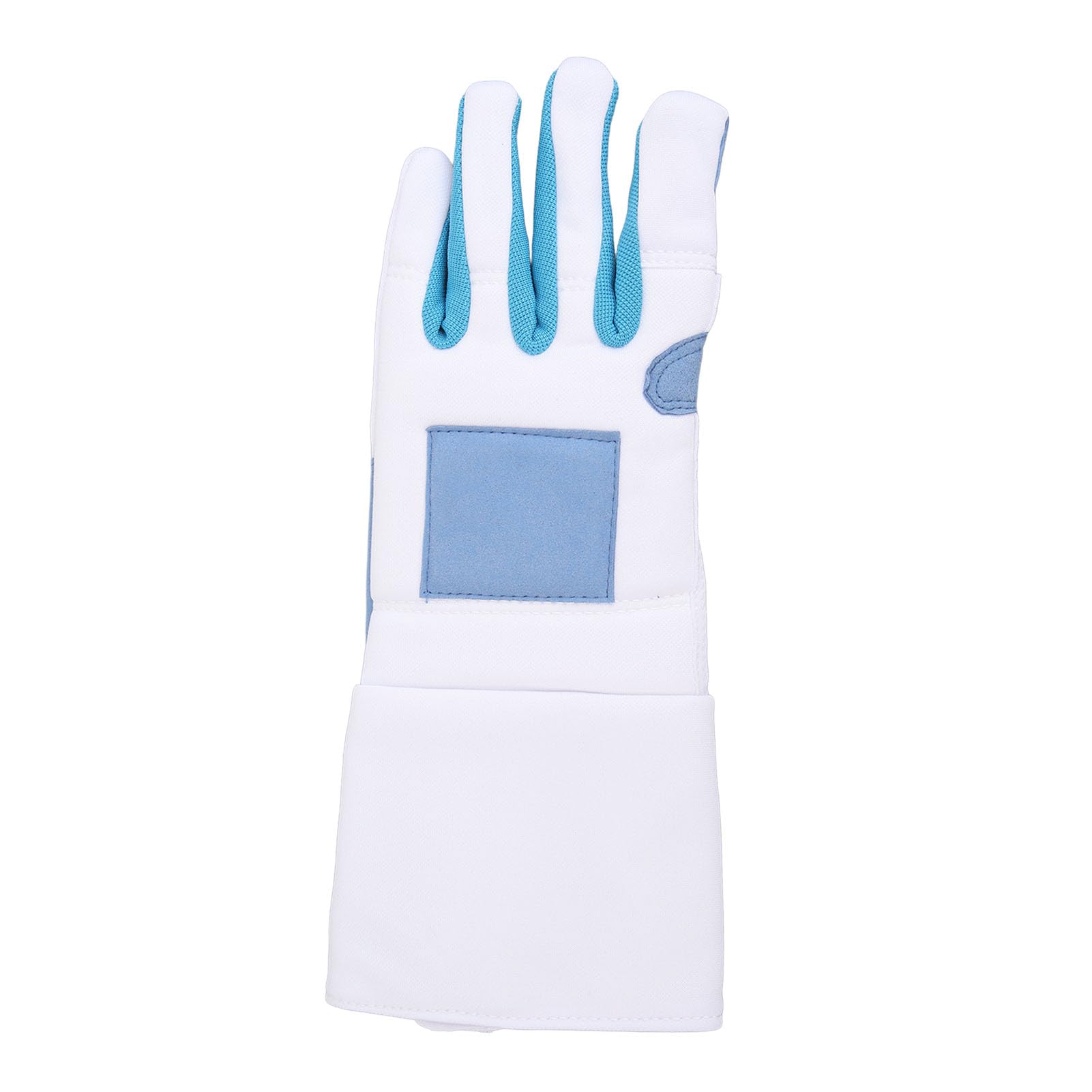 equlup Fencing Glove, Left Hand Fencing Glove Skid Resistant Padded Fencing Gloves Comfortable Saber Glove for Training Practice Match (M)