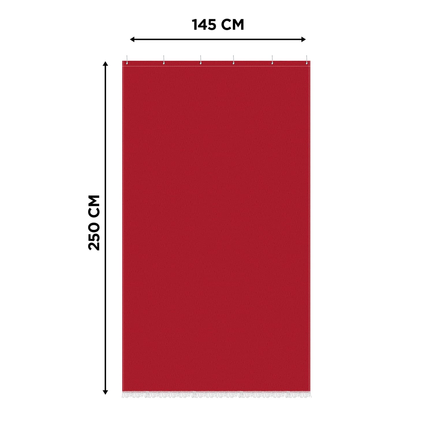 Rideau D'Ombrage Extérieur Vert Et Blanc 145x250 Cm – Voile Pare-Soleil Balcon Terrasse Avec Anneaux Et Crochets