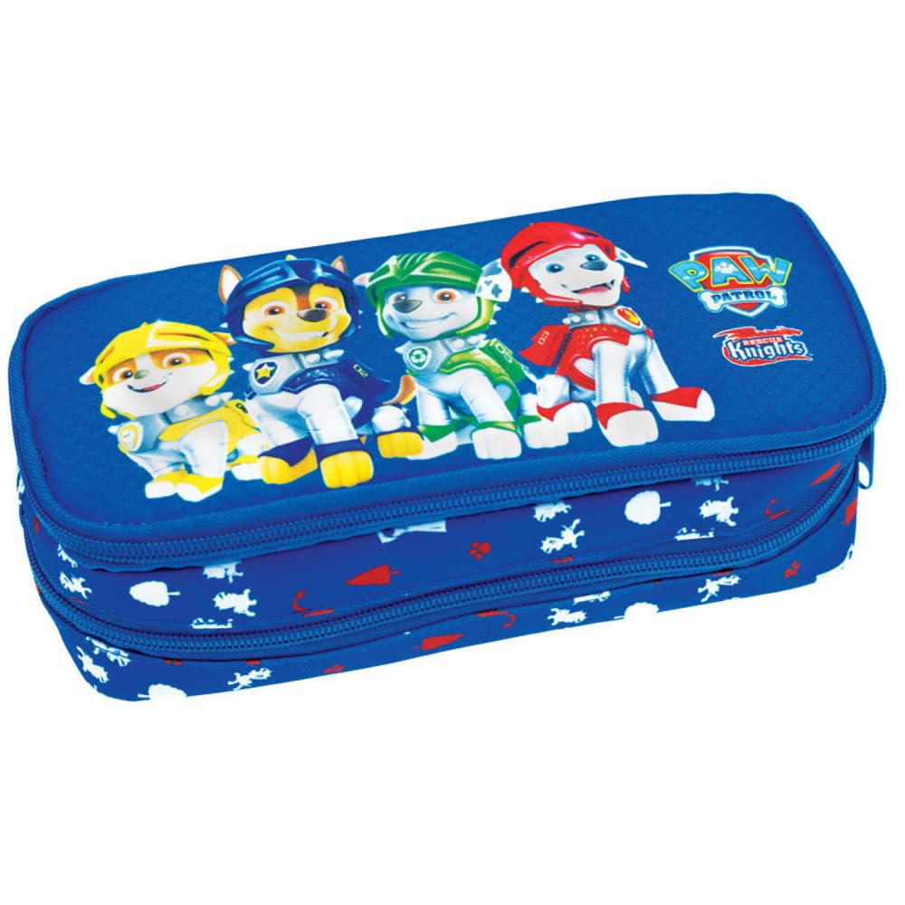OM SUPPLIES Iconic TV Cartoon Characters Pencil Case with 2 compartments for Kids Childrens Character Back to School Gift (Knights)