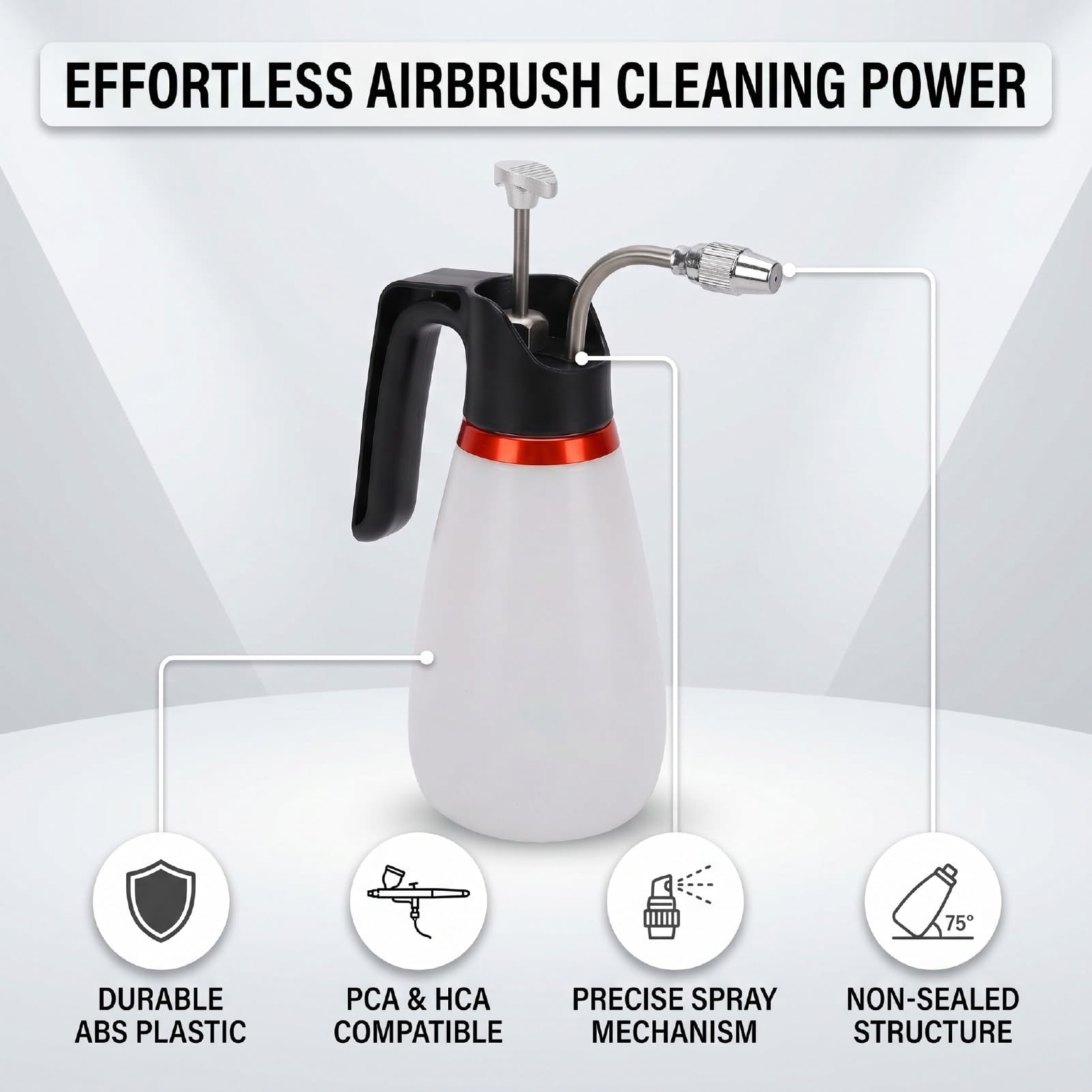 banapoy Handpumpe Drucksprühflasche für Airbrush Reinigung