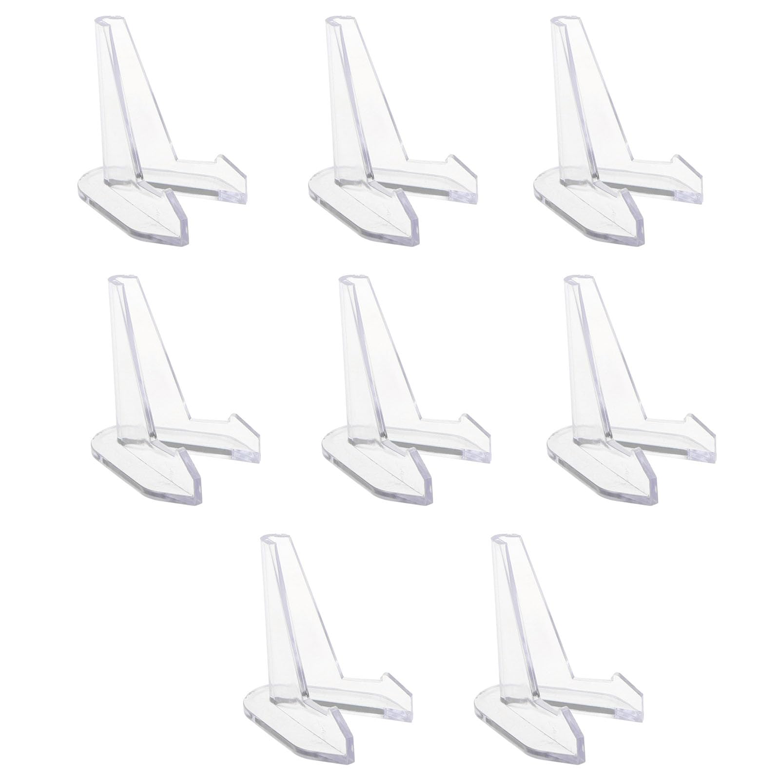 hogtnd 8 Acrylic Coin Display Stand Clear Card Easel Holder Commemorative Coin Holder Easel Stand