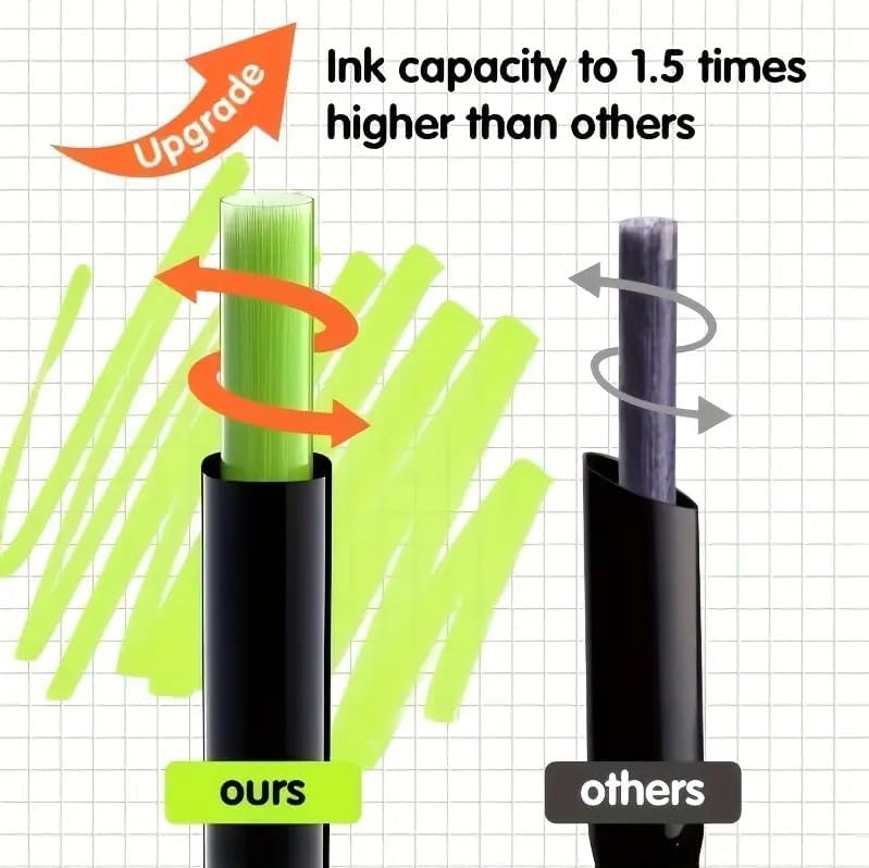 Image of like it 60 Colour Art Markers Set, Dual Tip, Brush & Fine, Sketch Marker, based Brush Markers for Sketching, Adult Coloring, and Illustration (60)