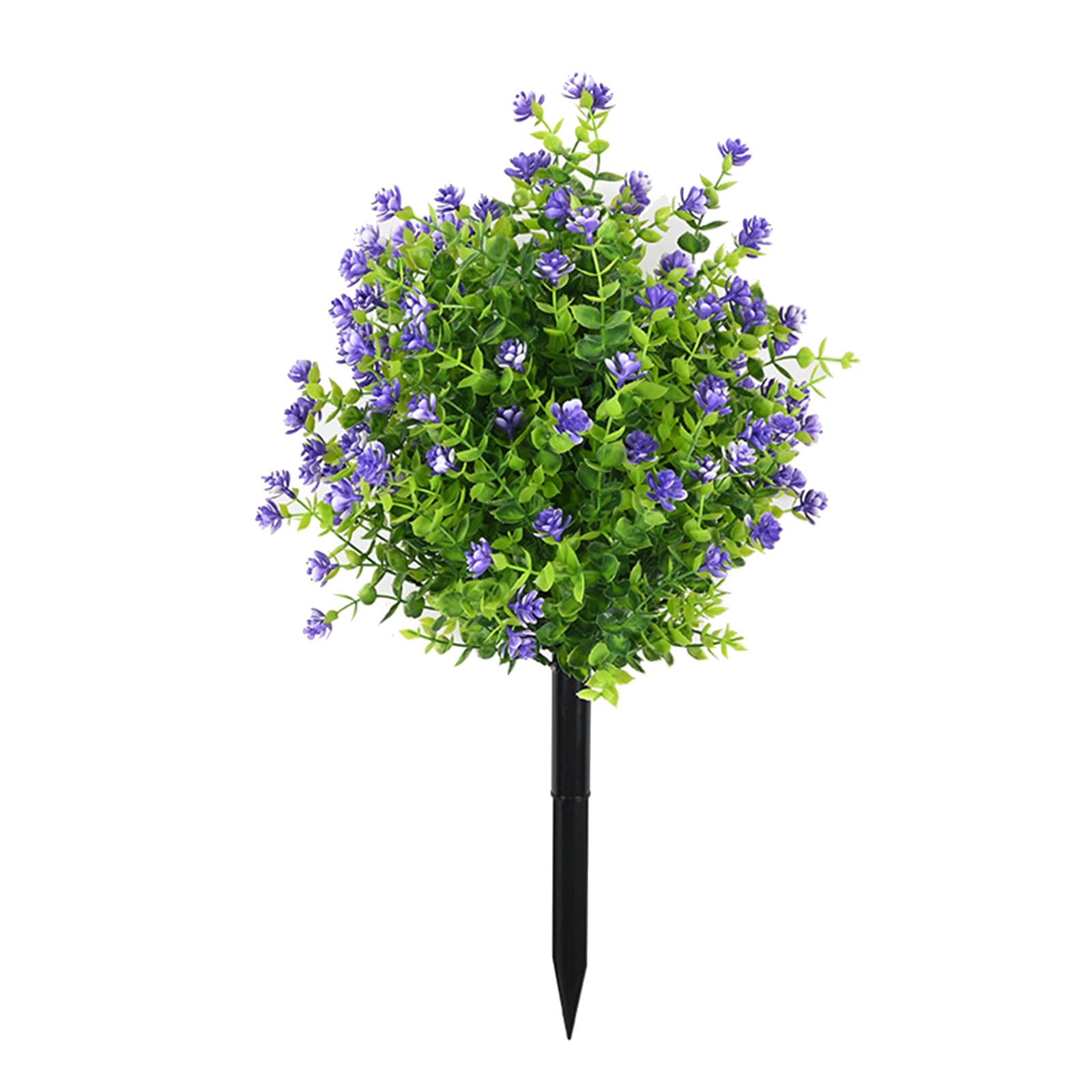 MIDOKSTUA Realistic Artificial Ground Flower Stake for Outdoor Garden Wedding Decoration Artificial Ground Flower Outdoor Garden Decoration Realistic Floral Stake