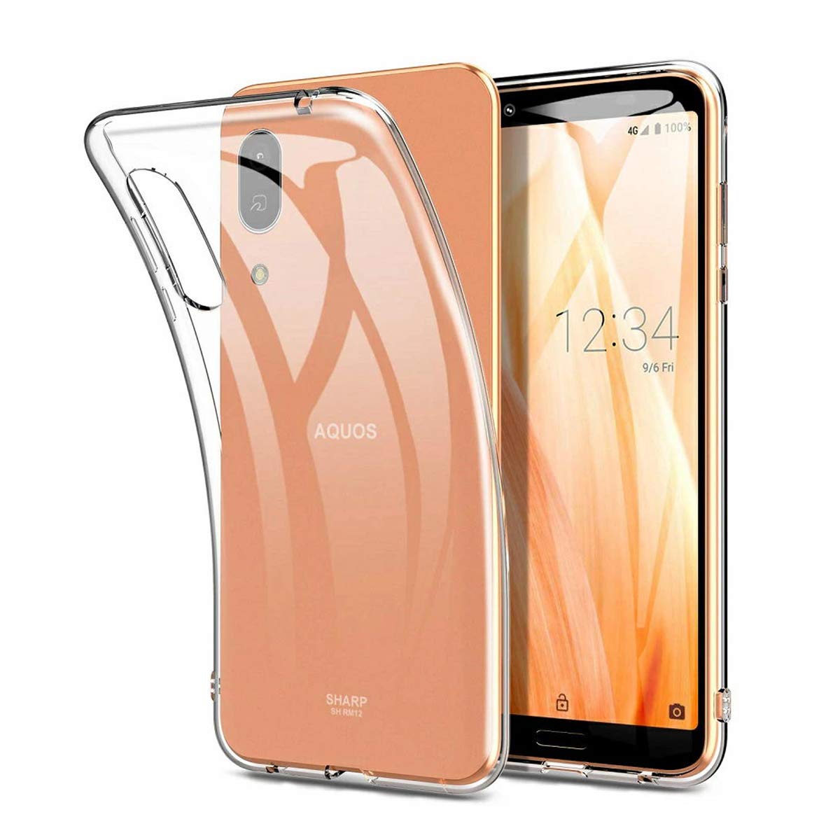 Amazon Co Jp Aquos Sense3 ケース クリア Sense3 Lite Basic Sh 02m Shv45 Sh Rm12 対応 薄型 カバーケース Tpu 素材 超軍用規格 耐衝撃 Android One S7 ケース 黄変防止 指紋 ワイヤレス充電 持ちやすい 滑り止め すり傷防止 柔軟 Aquos Sense3 Lite