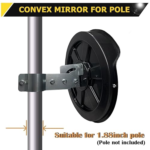 Miniatura 31 de Espejo convexo de 18 pulgadas, paquete de 2 espejos de seguridad para garaje, almacén, punto ciego, oficina, seguridad de tráfico 18" Interior-2pack