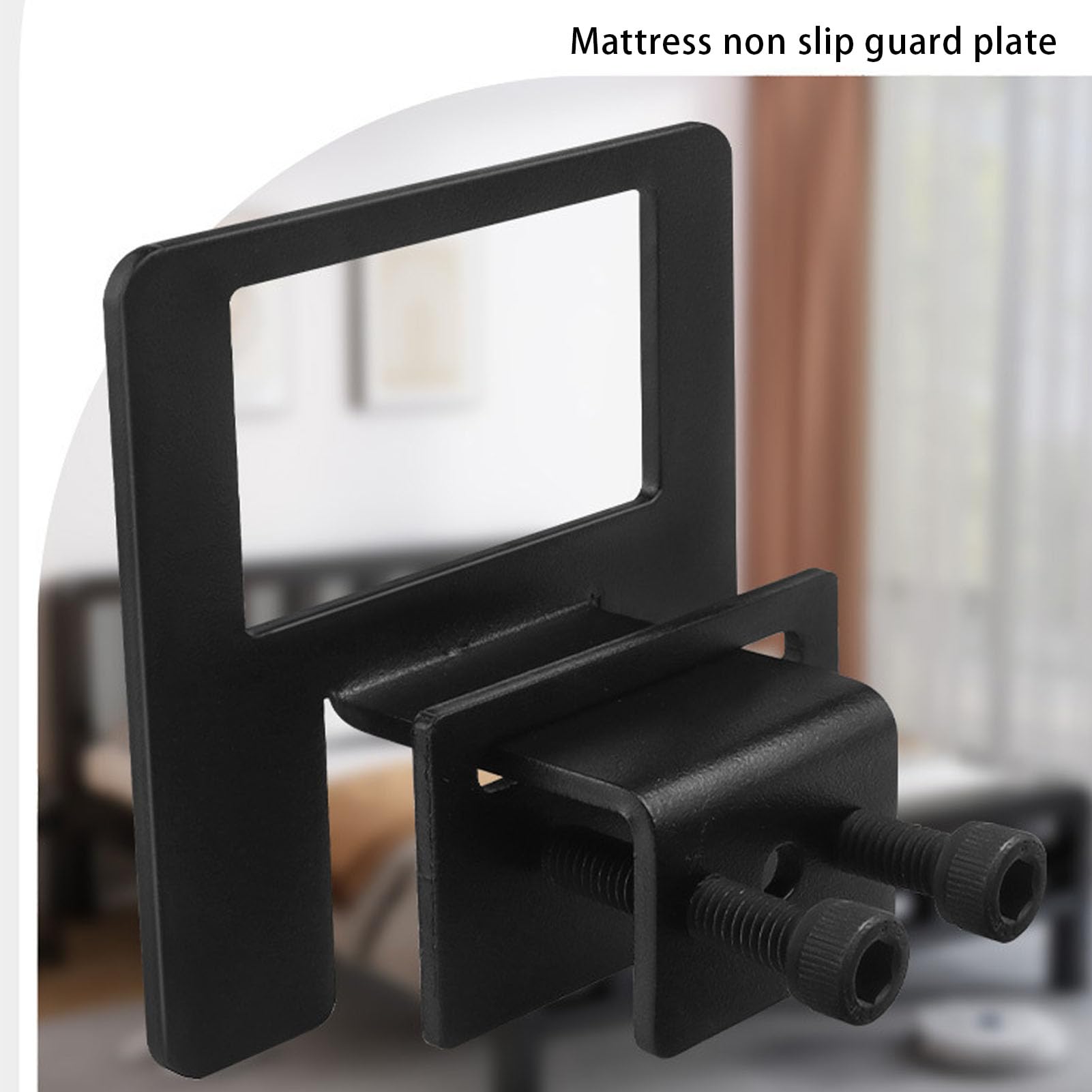 Zerodis Joints de Matelas 6 Pièces, Entretoises de Lit Antidérapantes avec Pinces Réglables pour Supports de Matelas, Cadres de Lit et Support en Métal