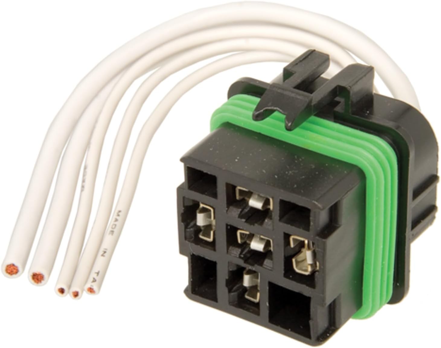 Replacement HVAC Blower Relay Harness Connector for 1986-1996, 2007-2010 Buick, Cadillac, Chevrolet, Chrysler, Oldsmobile, Pontiac (FWD)