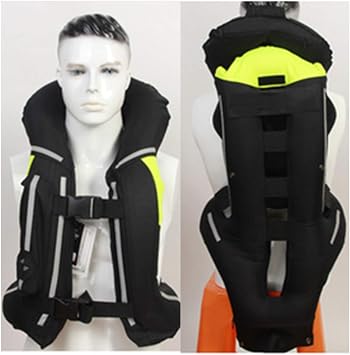 Reflective Airbag Vest for Locomotive Horse Riding Airbag Vest with Airbag 600D Canvas Fabric, Breathable and Wear-Resistant Suitable for Motorcycles and Off-Road Vehicles Unisex