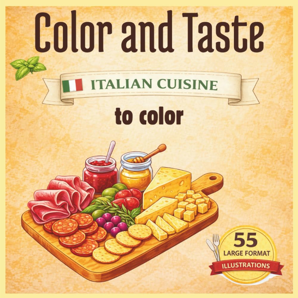 Color and Taste: A Coloring Book to Taste. Where colors become flavors and imagination becomes a recipe.