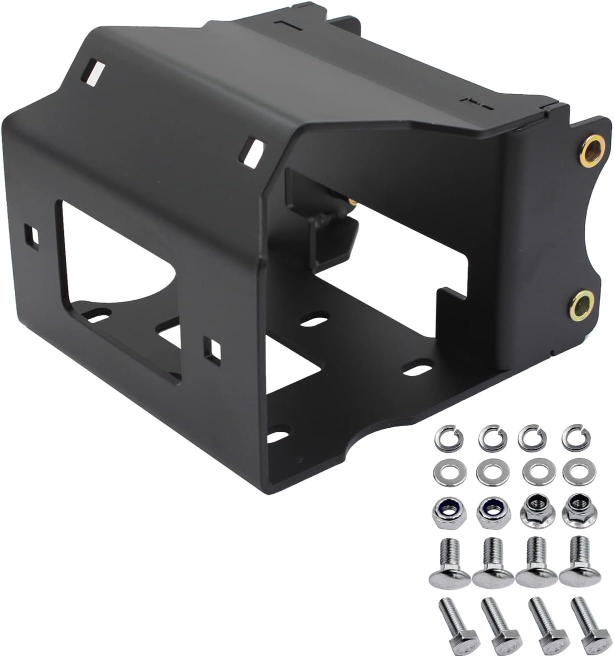 ATV Winch Mount - for Polaris Sportsman ATVs, ATV winches from 2000 lbs. to 3600 lbs. with 4-Hole (3.00" x 4.875") or 2-Hole (3.10" x 4.875") Standard mounting