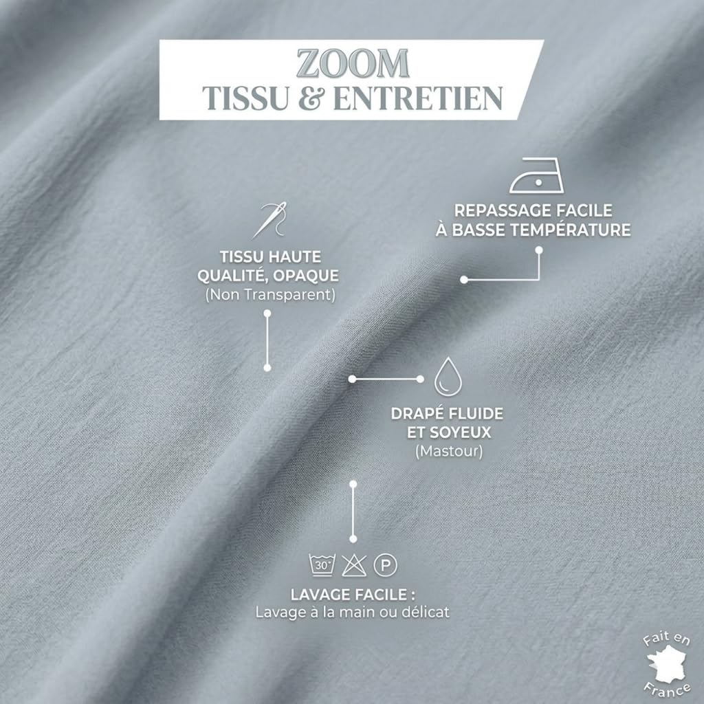 Abaya Femme Verte avec Hijab Intégré, Tissu Opaque et Fluide, Taille Unique (S au XL), 145 cm, Fabriquée en France