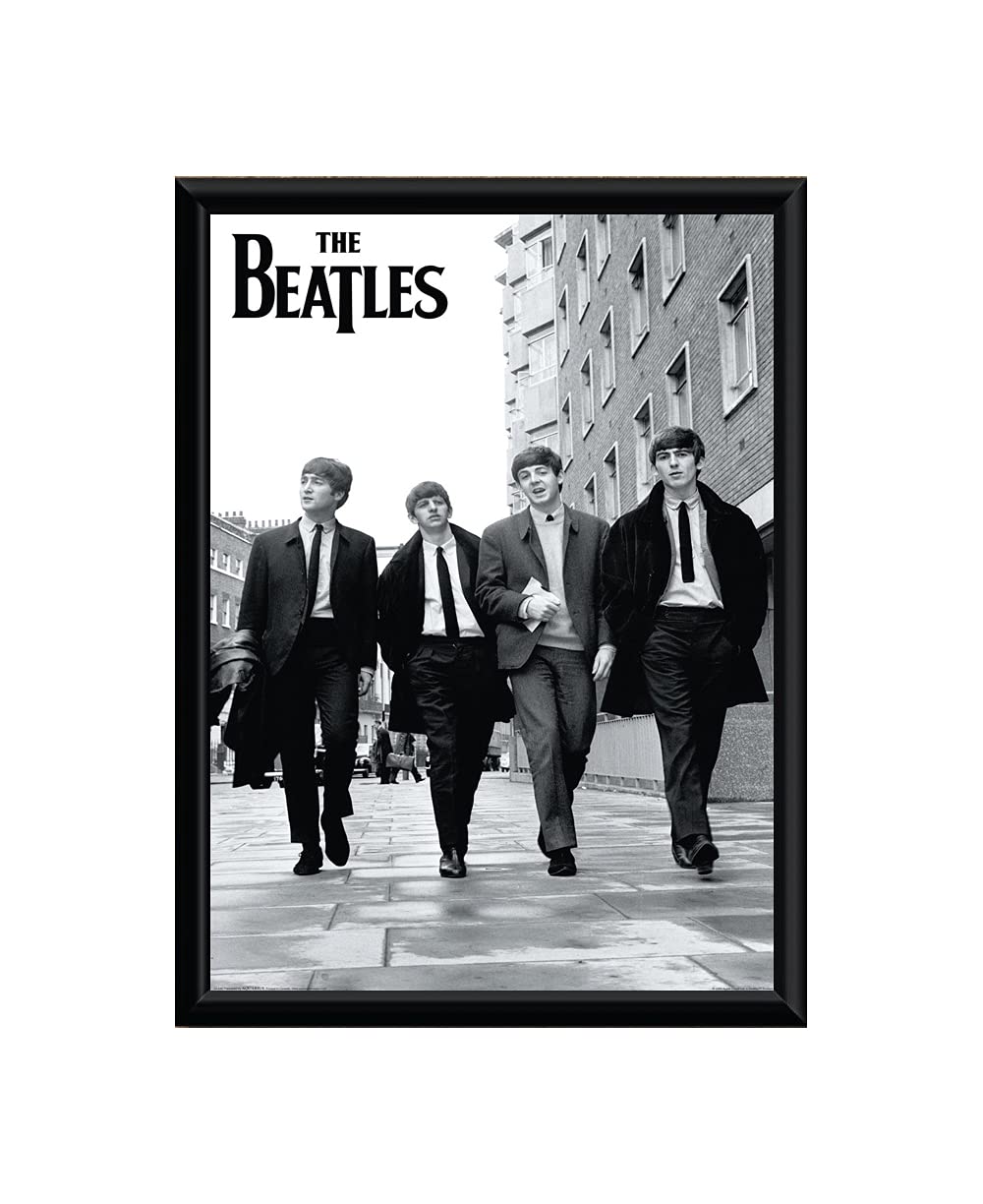 Advance Hotline Beatles Wall Poster (with PVC Frame) multicolor