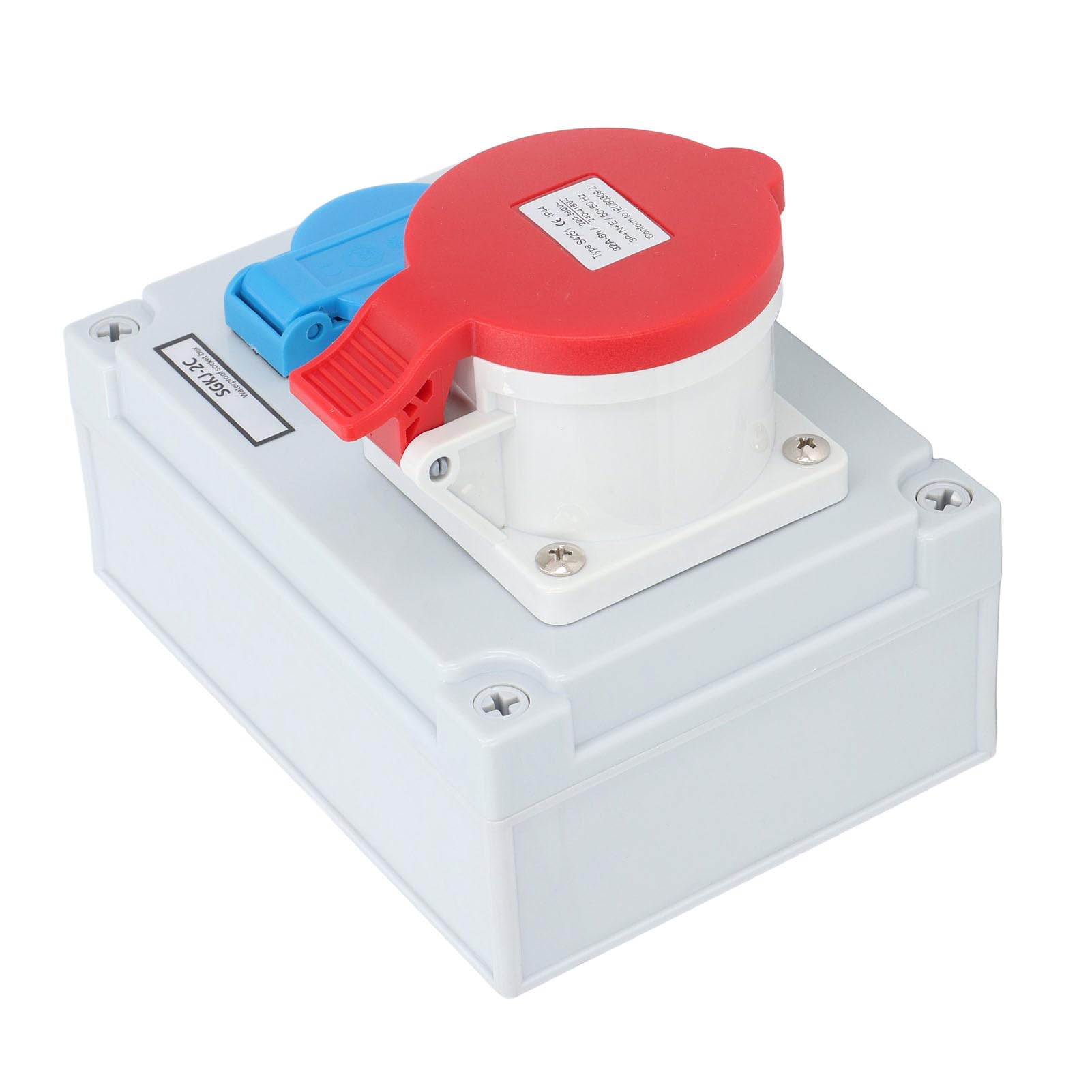 Prise murale CEE IP44 étanche AC 250 V 16A Style européen et 32A 5 broches prise combinée CEE AC 220-380V 240-415V