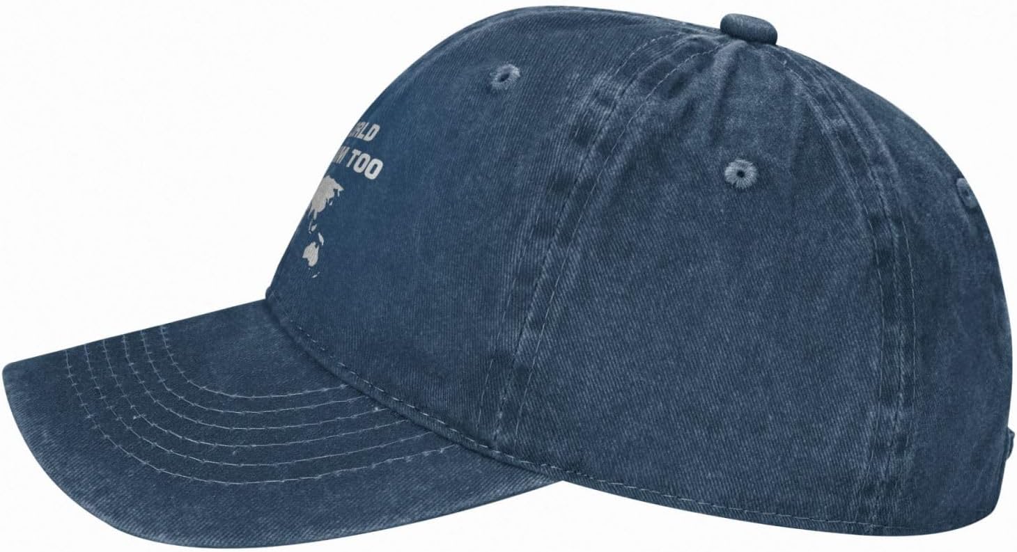 Dear World We Hate Him Too Tariffied Hat Washed Distressed Baseball Cap Classic Low Profile Dad Hat image 3