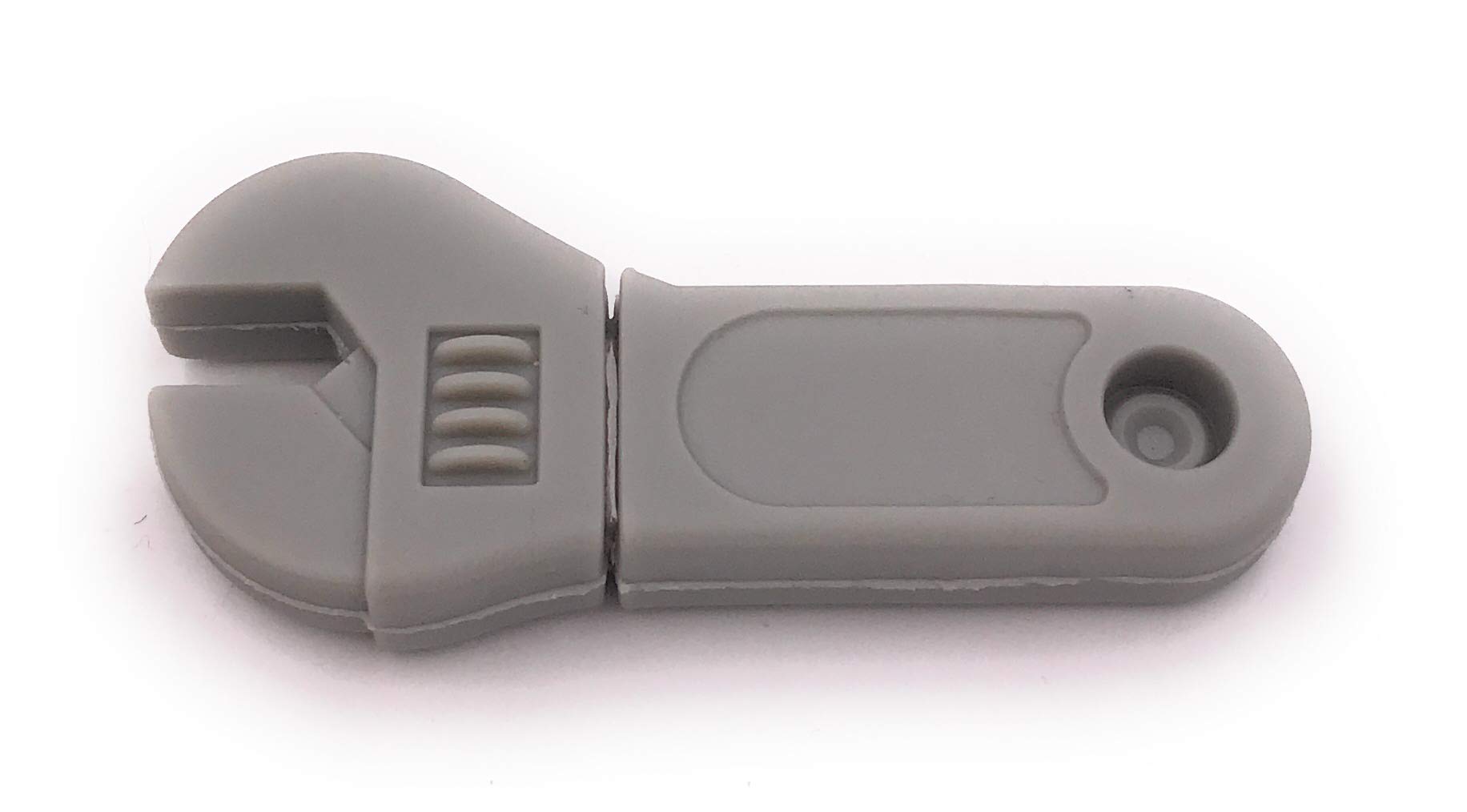 Onwomania Klucz płaski narzędzie rękodzieło w kolorze szarym USB Stick w aluminiowym pudełku prezentowym 128 GB USB 3.0