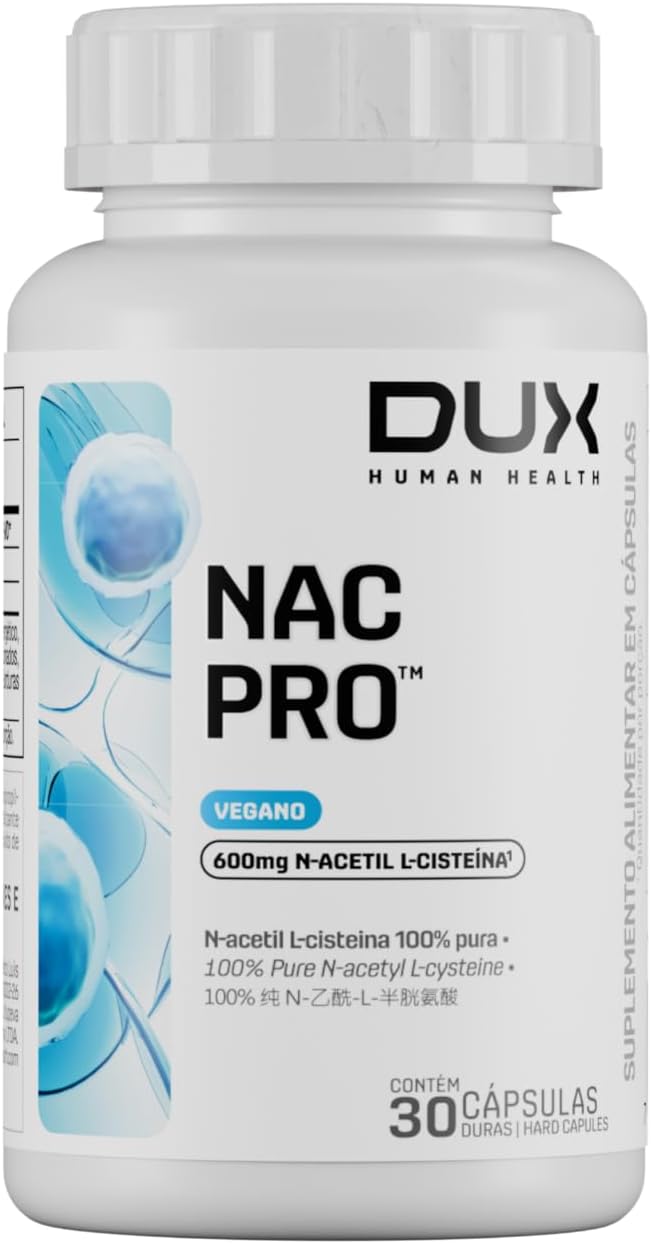 NAC PRO - 30 Caps - 600mg N-Acetil L-Cisteina¹