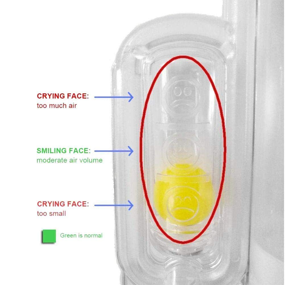 Appareil d'entraînement respiratoire, Appareil d'entraînement à la spirométrie 3000 ml/5000 ML,testeur de Fonction pulmonaire,pour Appareil d'entraînement respiratoire respiratoire pour Enfants