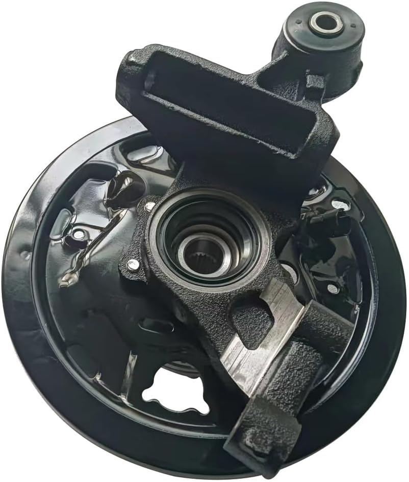 2 Pcs Rear Left Driver & Right Side Steering Knuckle & Wheel Bearing Hub Assembly with Rear Drum Brakes Fits for Subaru Forester 2001 2002 2003 2004 2005 2006 2007 2008 698419 698418