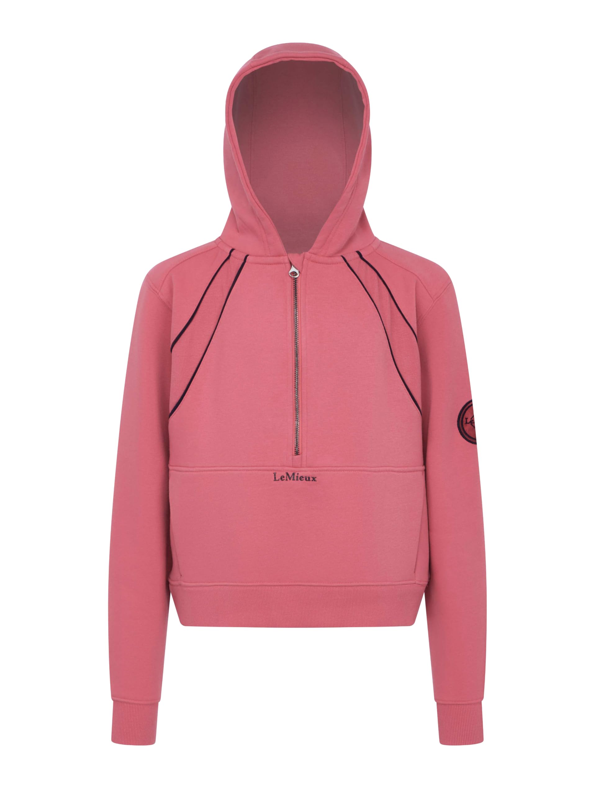 Lemieux Cranberry Young Rider Hettie Childrens Half Zip Hoodie