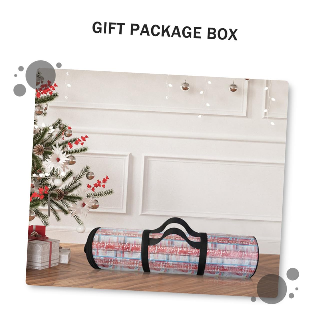 FRCOLOR 2 Stk Aufbewahrungstasche tragetasche für geschenkpapier geschenkpapieraufbewarung Tür Aufbewahrungsbeutel aus Packpapier Weihnachts-Accessoire Papiertüten verpacken PVC