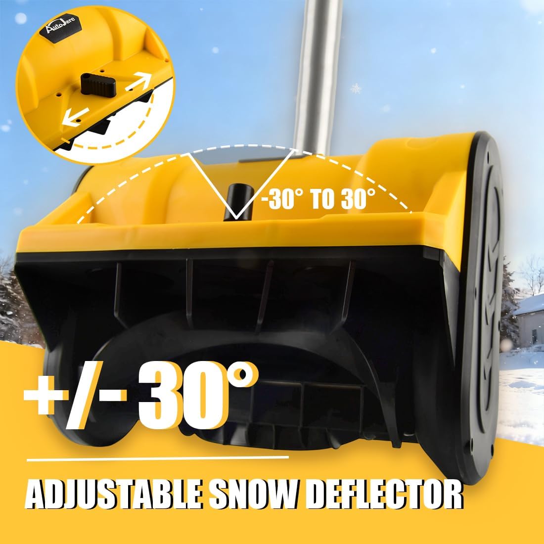 Cordless Snow Shovel Compatible with Dewalt 20V Battery Tool Only