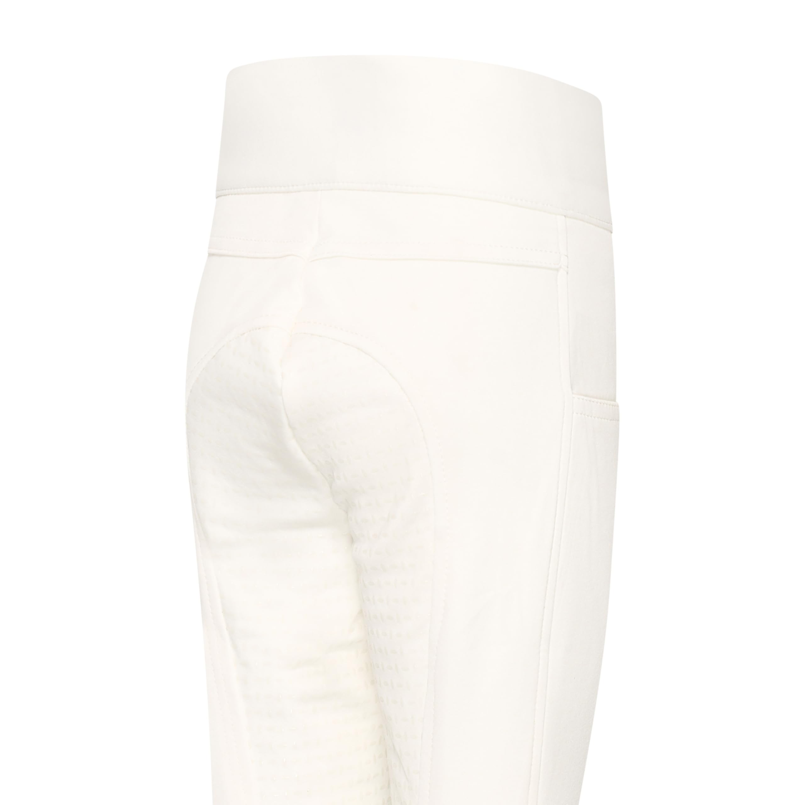 Imperial Riding Leggings de equitación Tessy Light para niños, pantalones elásticos de cintura alta, dos bolsillos laterales para teléfono móvil, pantalones de equitación con ribete en las rodillas de