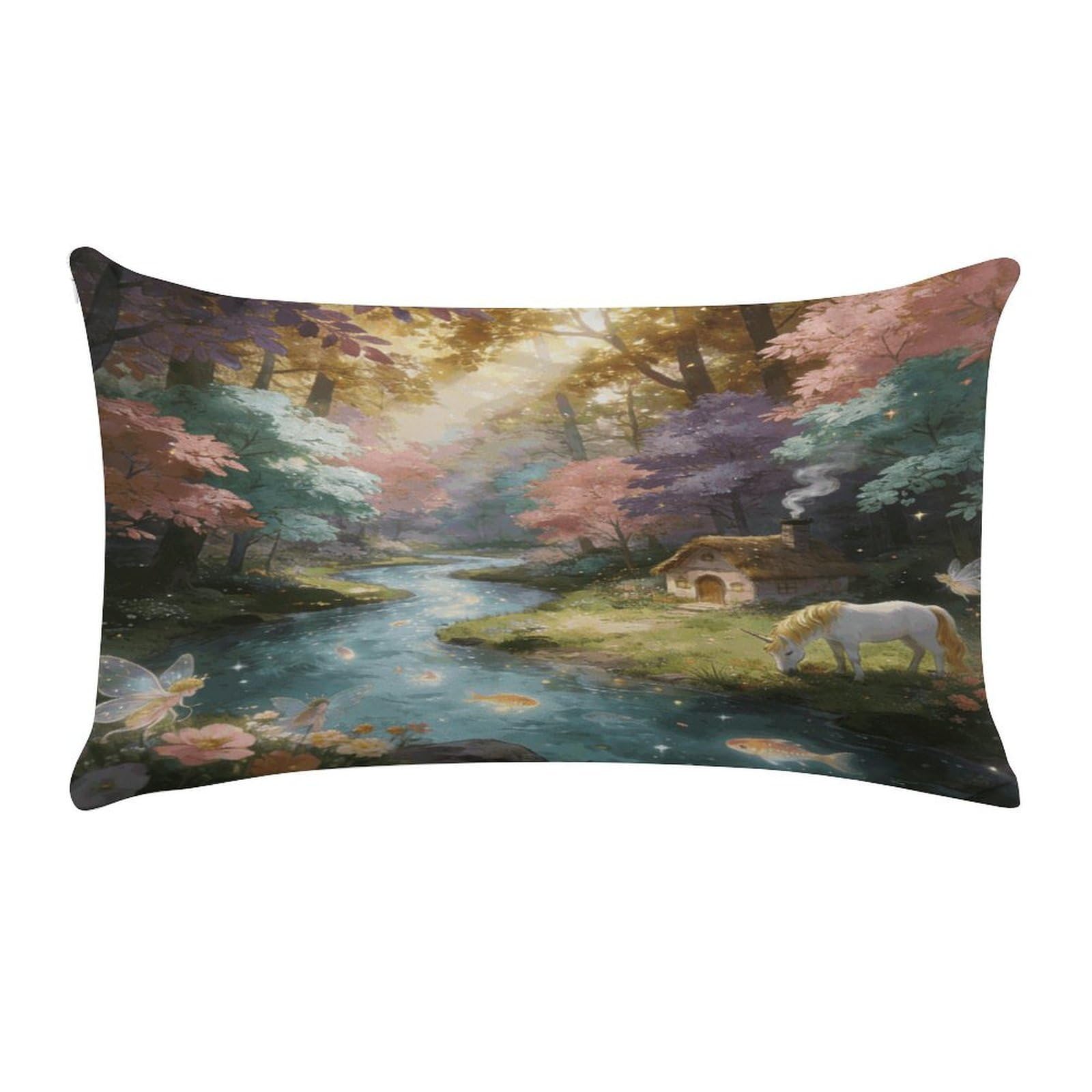 Fodpand Style Valley Of The Immortals Pillow Cases Set Of 1 Extra Soft Pillow Protectors With Hidden Zipper Perfect For Hotels, Guest Rooms,Bedroom 12X20 Inches Pillows Not Included