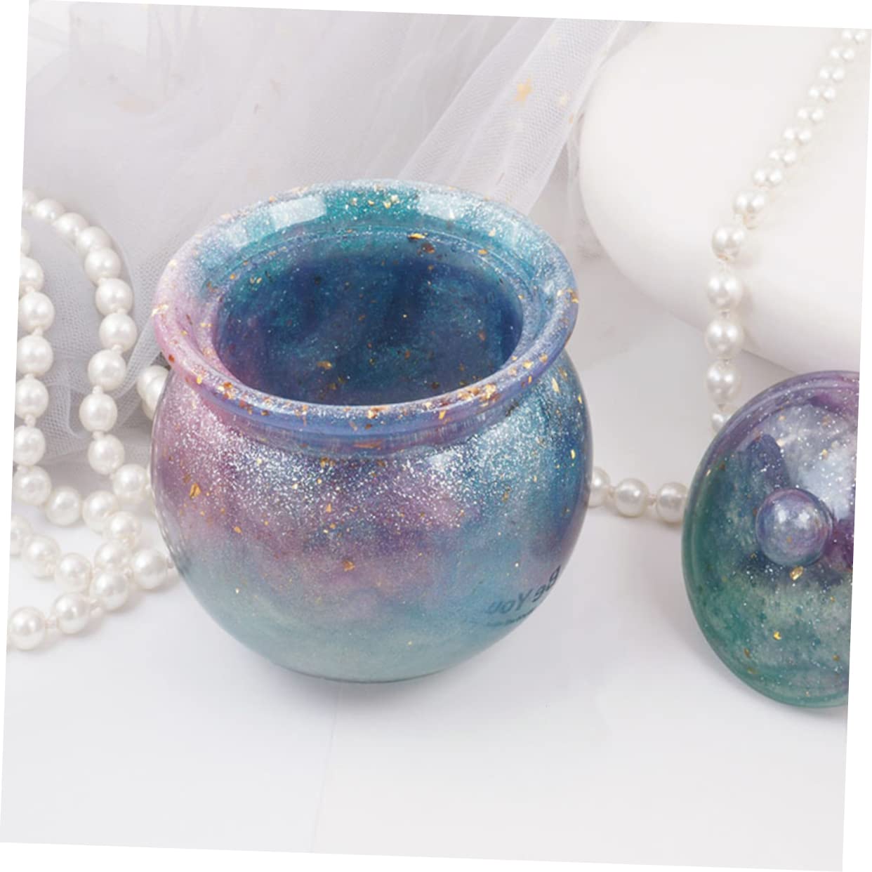 2piezas Moldes Para Joyería De Tapa Moldes Decorativos Para Manualidades Almacenamiento y Decoración Del Hogar Epóxico Para Crear Artesanías Personalizadas
