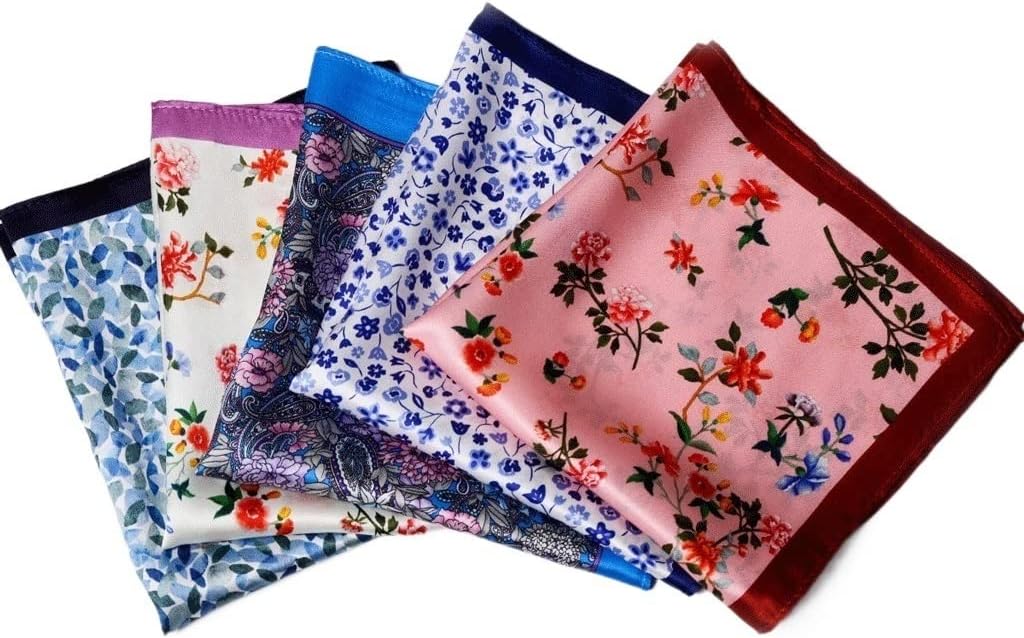 Women's and Men's Universal Pocket Towel Formal Printed Small Suit Handkerchief