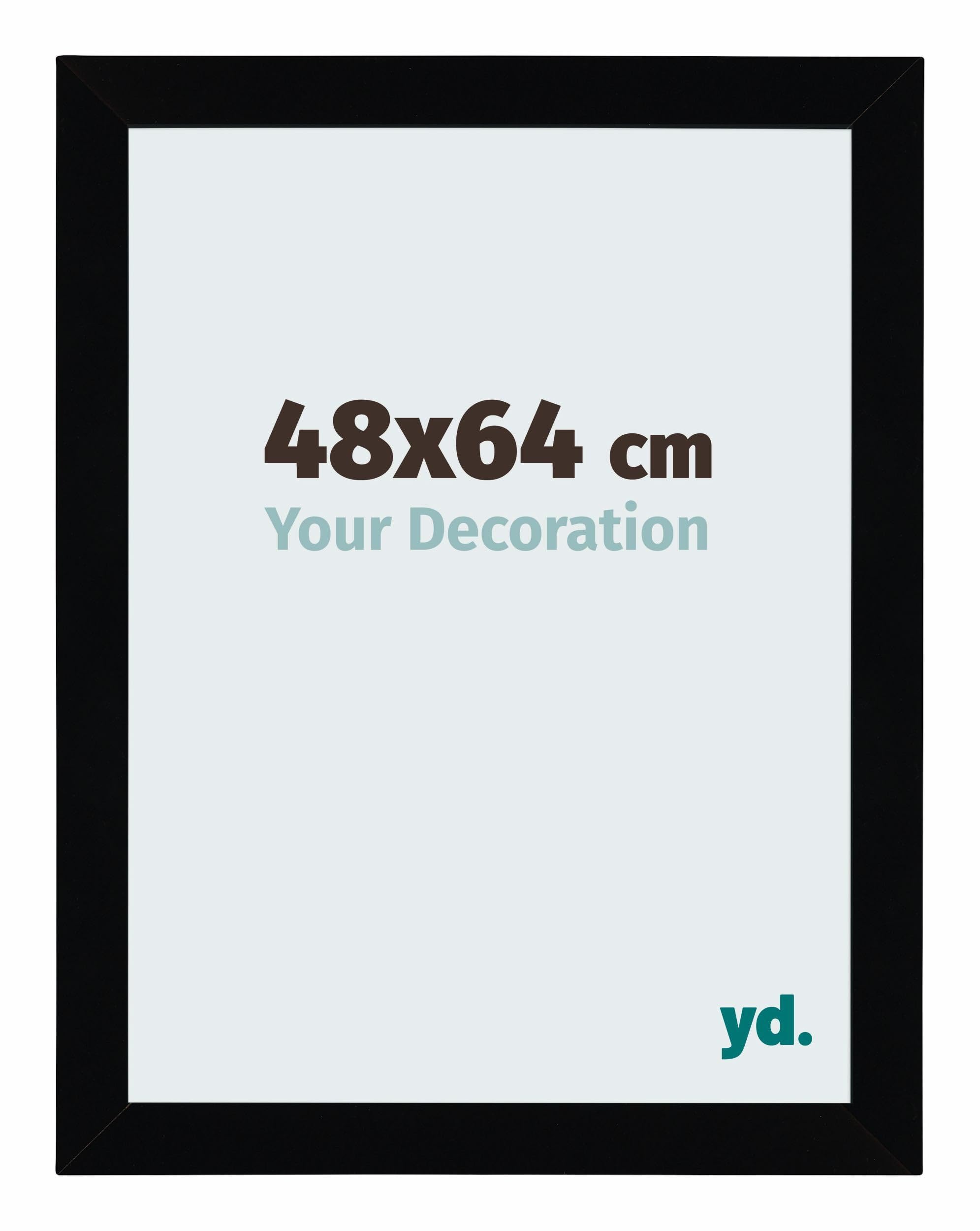 Your Decoration - Puzzle frame 48x64 - Black High Gloss - Puzzle frame 500-1000 Pieces - MDF Photoframe - Mura