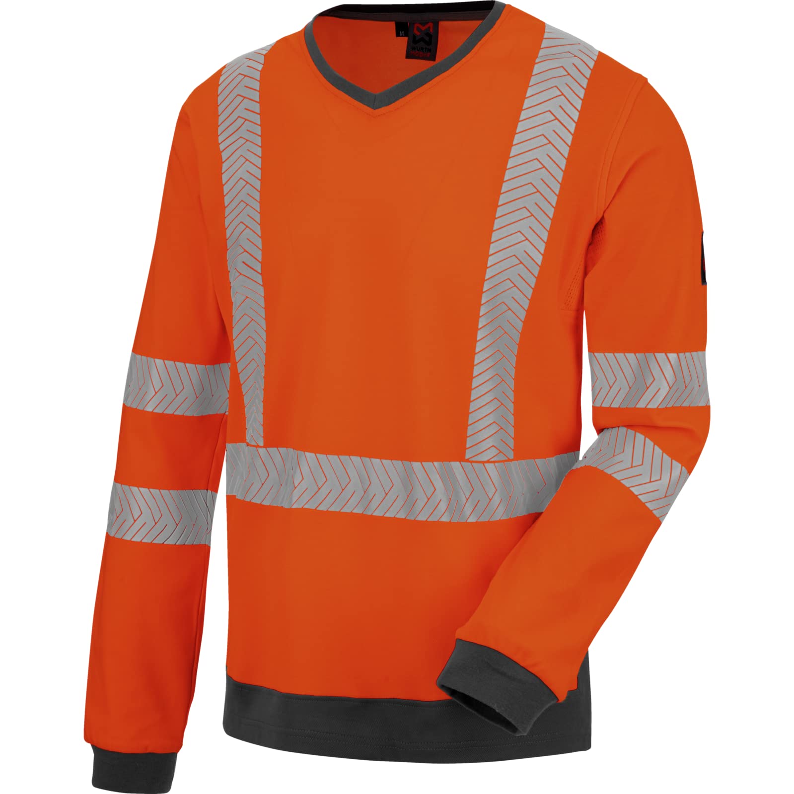 WüRTH MODYF Tee-shirt de travail manches longues haute-visibilité orange fluo