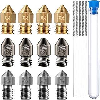 iplusmile s Impressoras 3D Impressoras 3D 1 conjunto 0. 4 mm Extrusora de impressora latão inoxidável bocal com limpeza impressora 3d impressora 3d impressora 3d