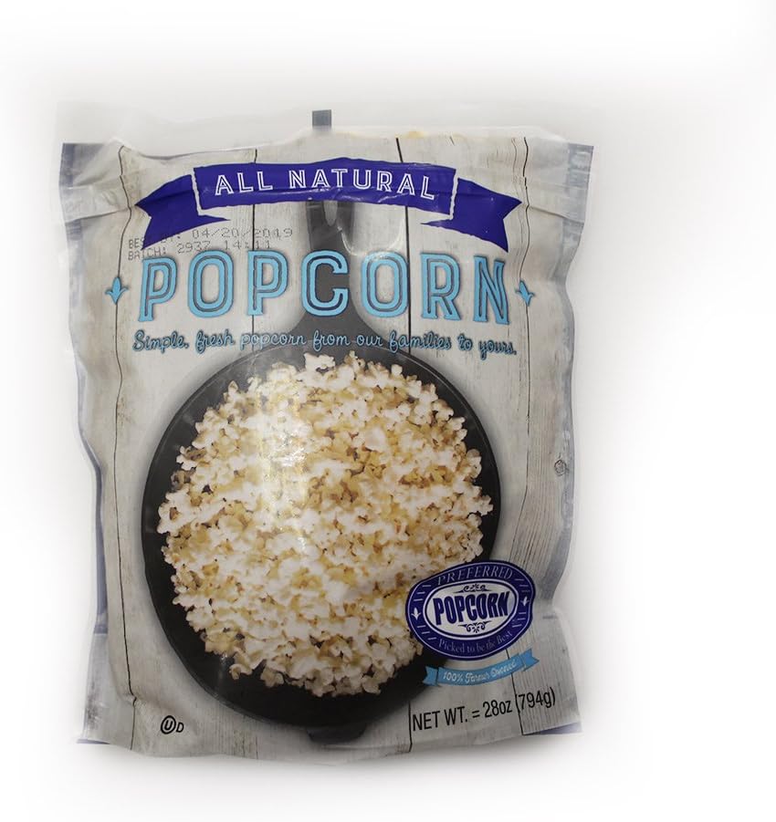 Preferred Popcorn 2 Pound Bag of Natural Popcorn Kernals