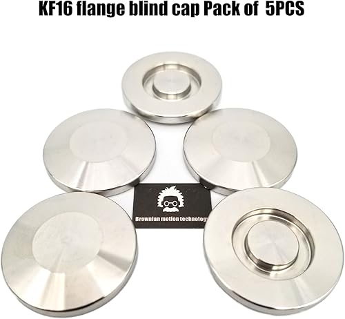 Miniatura 2 de KF16 NW16 ISO-KF16 Brida ciega en blanco (paquete de 5 unidades)